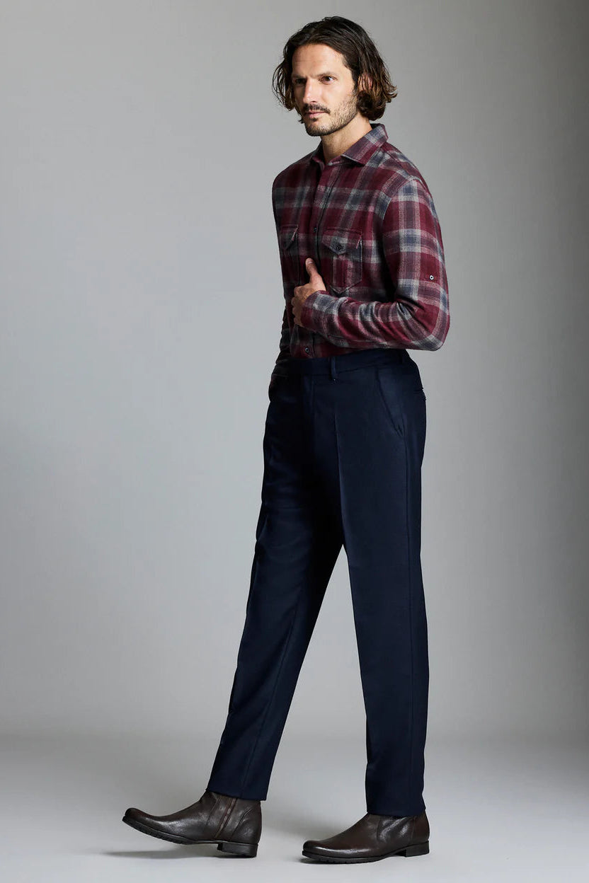 BOLD PLAID SCOUT SPORT SHIRT - Long Sleeved Shirts - Novaman