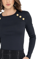 PATTON RIB TOP - Blouses - Sassanova