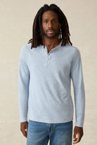 CLOUD LONG SLEEVE HENLEY - Long Sleeved Tees - Novaman