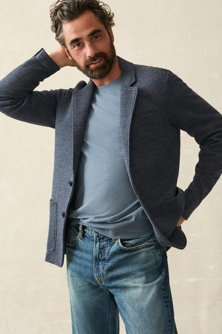 INLET KNIT BLAZER - Blazers - Novaman