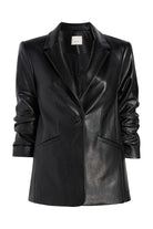 VEGAN LEATHER KYLIE JACKET - Jackets - Sassanova