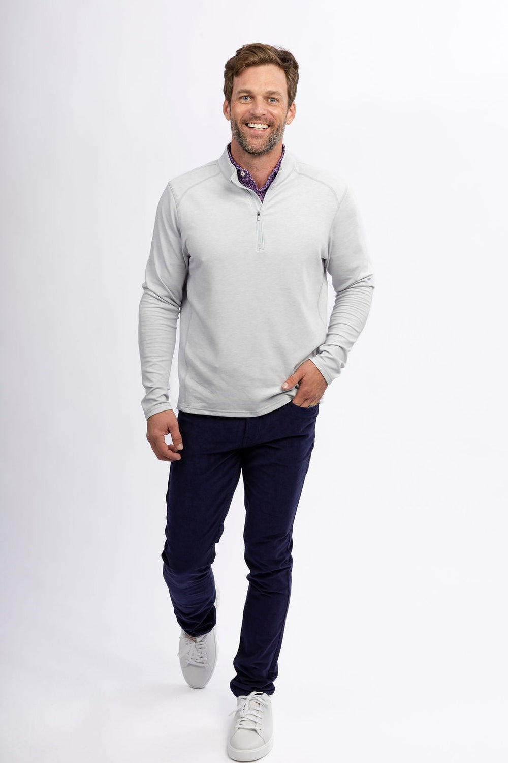 STIRLING PERFORMANCE 1/4 ZIP - Sweaters - Novaman