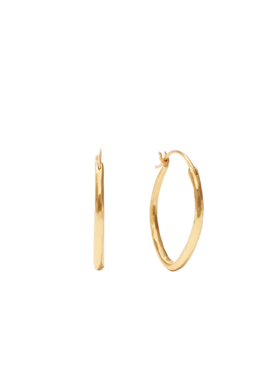 FLEUR DE LIS DOUBLE HOOP EARRING- GOLD
sassanova