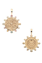 HOPE PETITE EMBELLISHED COIN NECKLACE- SATELLITE CHAIN - Necklaces - Sassanova