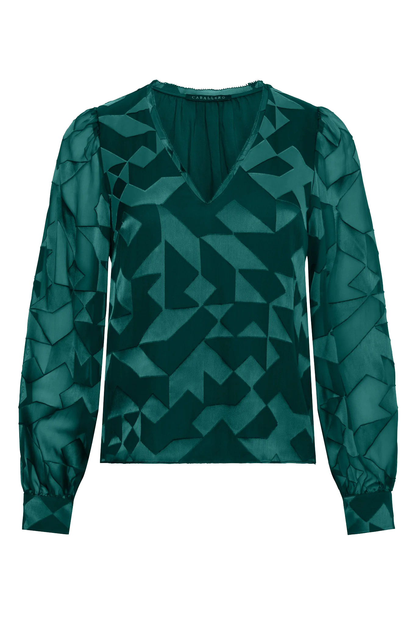 RUBY BURNOUT TOP - Blouses - Sassanova