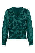 RUBY BURNOUT TOP - Blouses - Sassanova