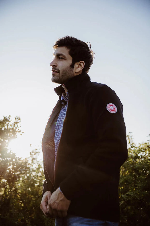 GREGOR WP WOOL FULLZIP BLACK