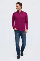 CLASSIC ZIP MOCK - Sweaters - NovaMan