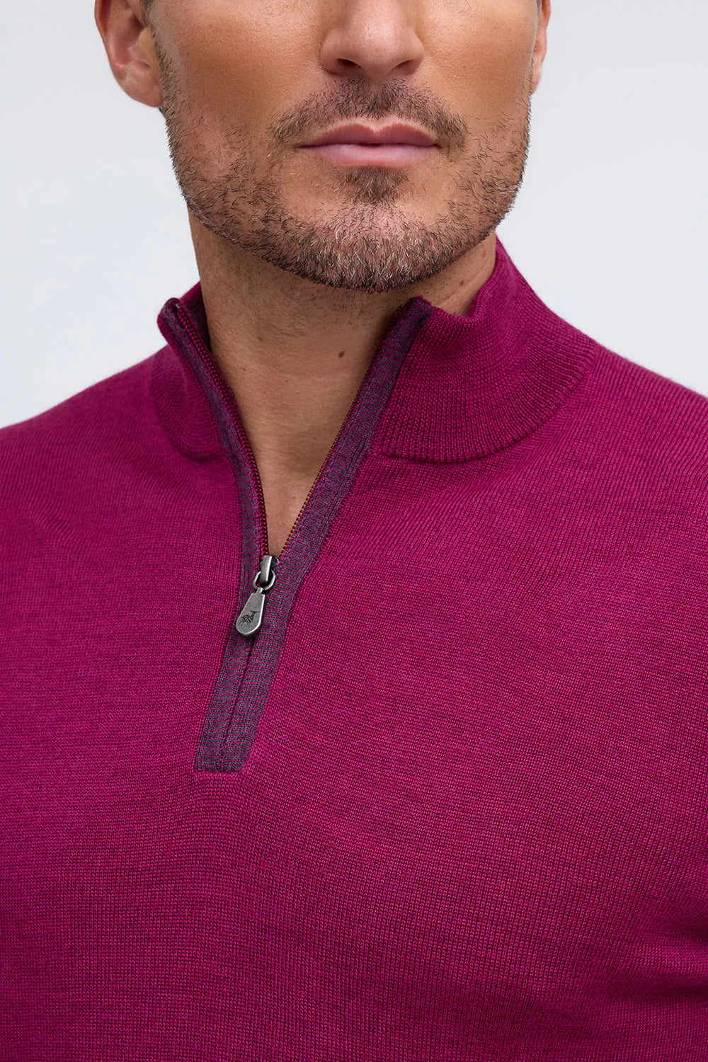 CLASSIC ZIP MOCK - Sweaters - NovaMan