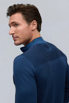 BIRDSEYE ZIP MOCK - Sweaters - Novaman