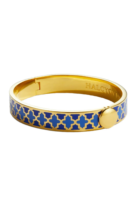 AGAMA GOLD HINGED BANGLE (1CM)