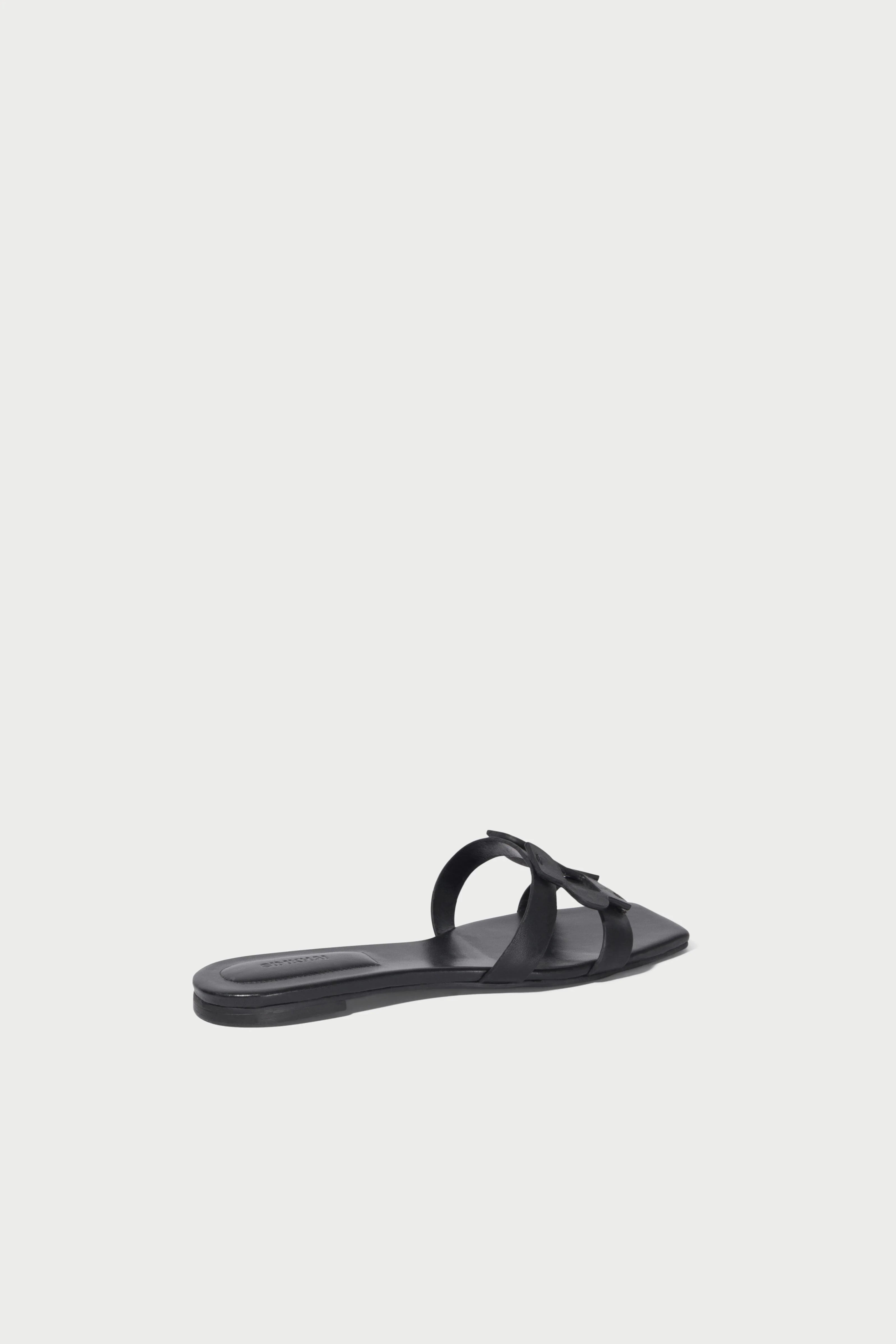 SIMKHAI MONOGRAM FLAT SLIDE - Shoes - Sassanova