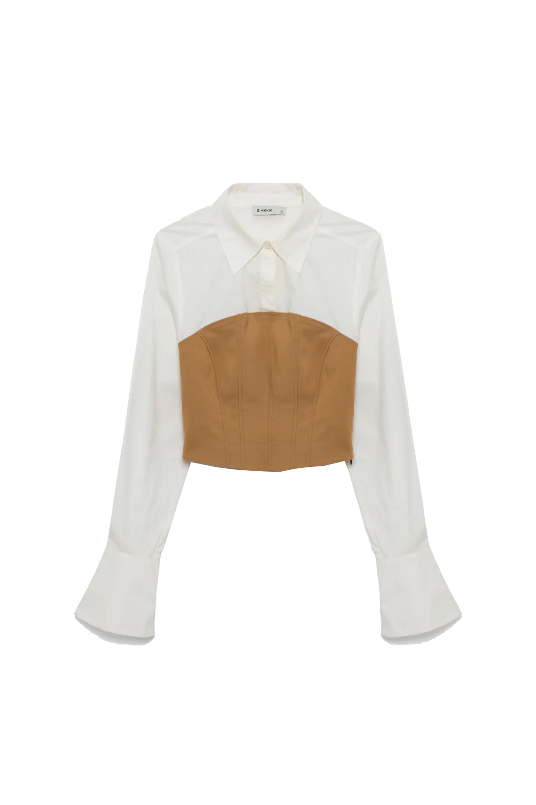 LIDEY L/S COMBO TOP - Blouses - Sassanova