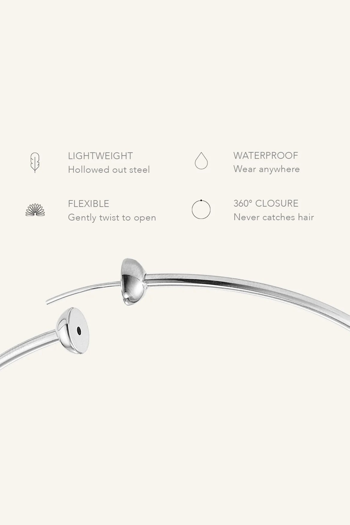 ICON HOOPS - MED - Earrings - Sassanova