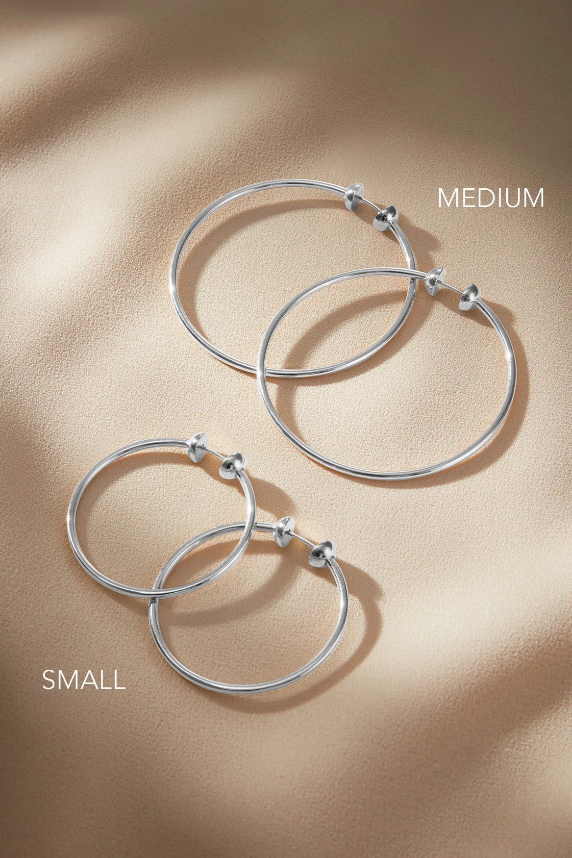 ICON HOOPS - MED - Earrings - Sassanova