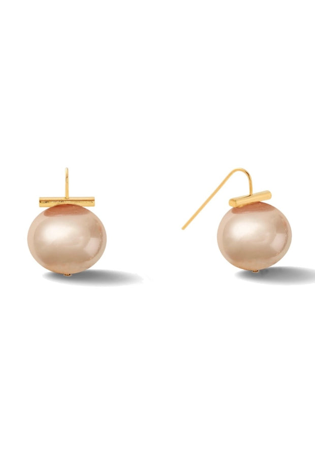 LARGE PEBBLE EARRING
