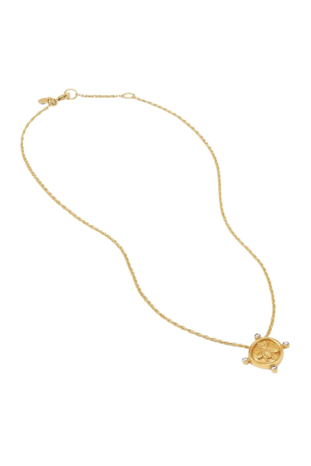 BEE CAMEO SOLITAIRE NECKLACE- GLD
sassanova