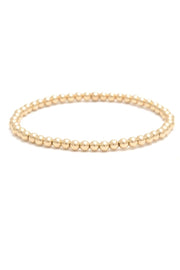 4MM SIG BRACELET- GOLD/6.75