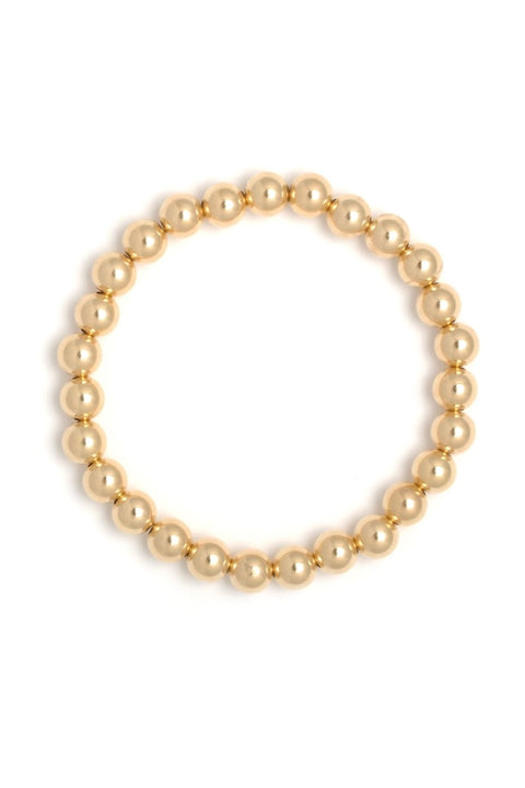 7MM SIG BRACELET- GOLD/6.75