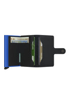 MINIWALLET MATTE BLACK/BLUE OS - WALLET - Novaman