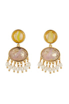AZURA EARRINGS (E1396)- PINK/YLW
sassanova