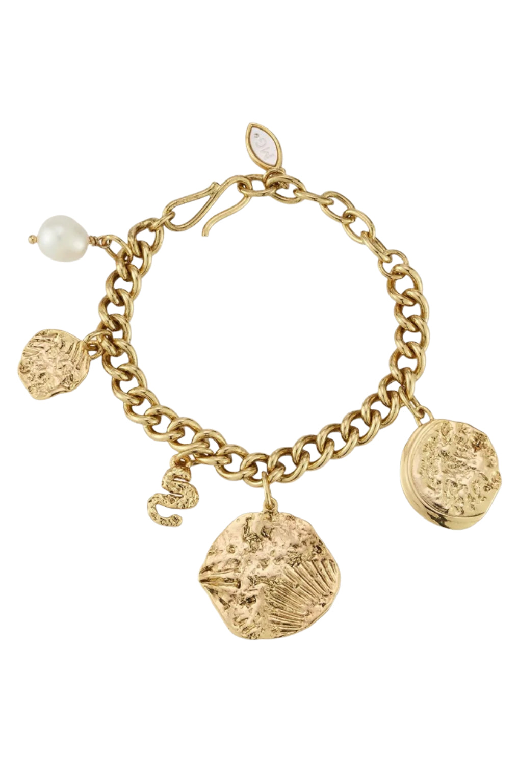 CARMEN CHARM BRACELET- ANTQ GOLD
sassanova