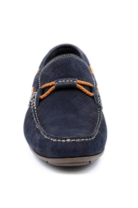 BERMUDA BRAID BIT LOAFER NAVY - Loafers - Novaman