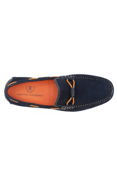BERMUDA BRAID BIT LOAFER NAVY - Loafers - Novaman