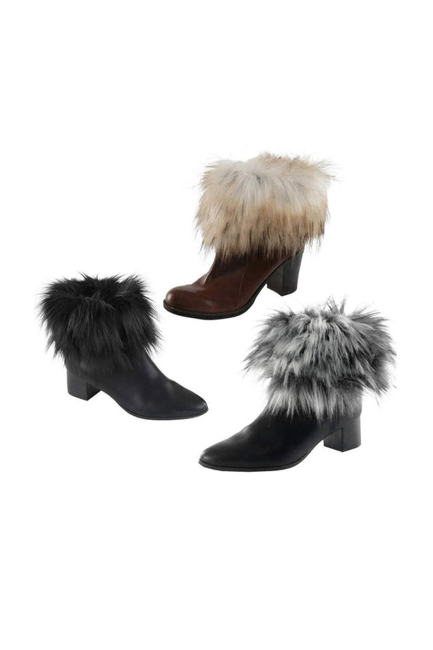 FAUX FUR BOOT TOPPERS