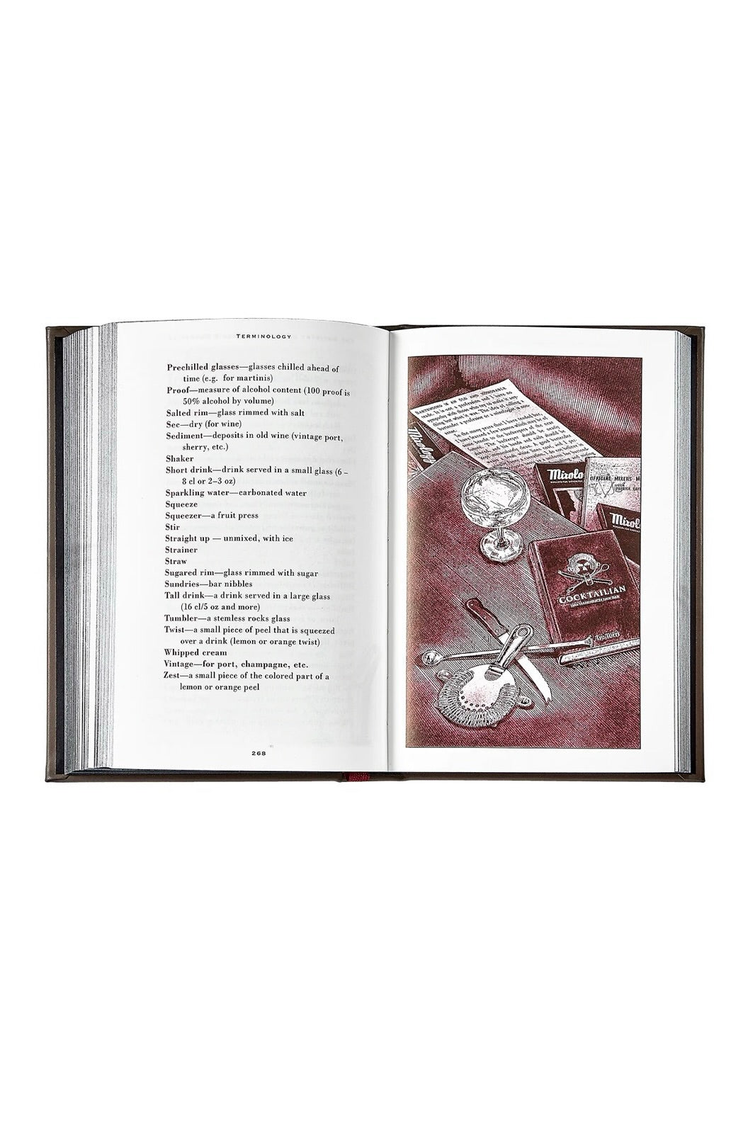 AMERICAN BAR BOOK- TAUPE LEATHER
novaman