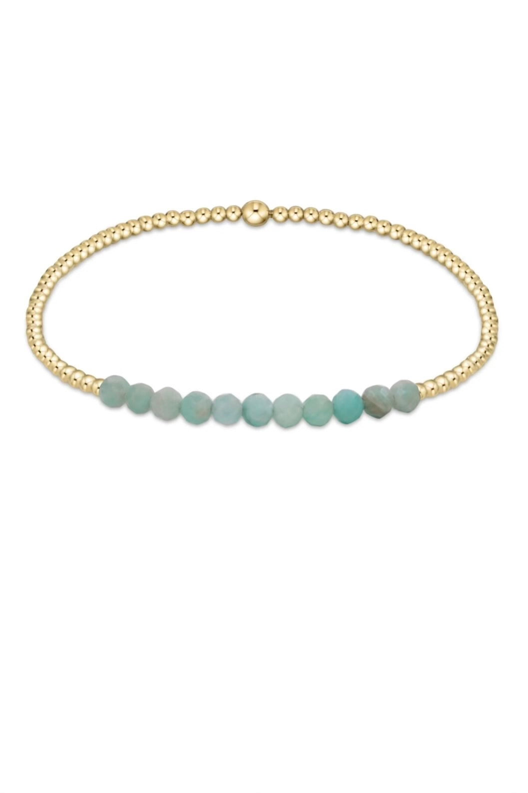 GOLD BLISS 2MM BEAD BRACELET - sassanova