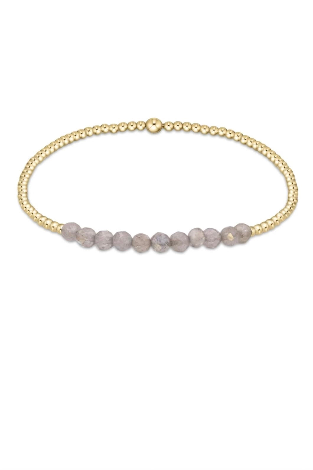 GOLD BLISS 2MM BEAD BRACELET - sassanova