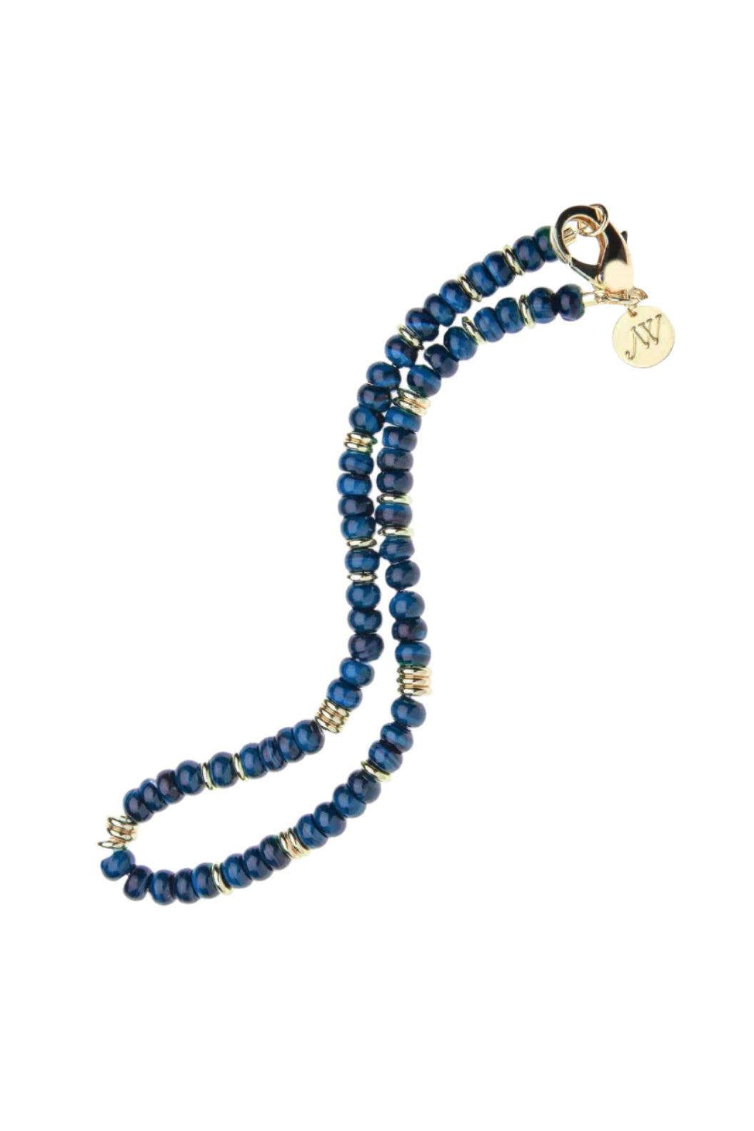 GUMDROP BEADED NECKLACE- LAPIS
sassanova