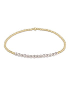GOLD BLISS 2MM BEAD BRACELET - sassanova