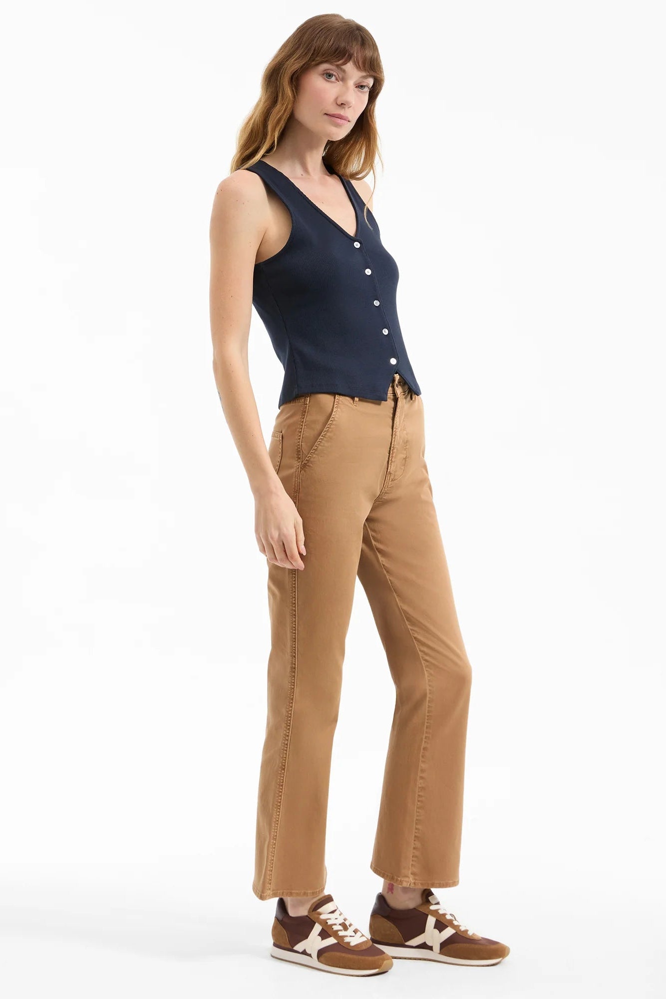 CARSON HIGH RISE ANKLE FLARE PANT - Jeans - Sassanova