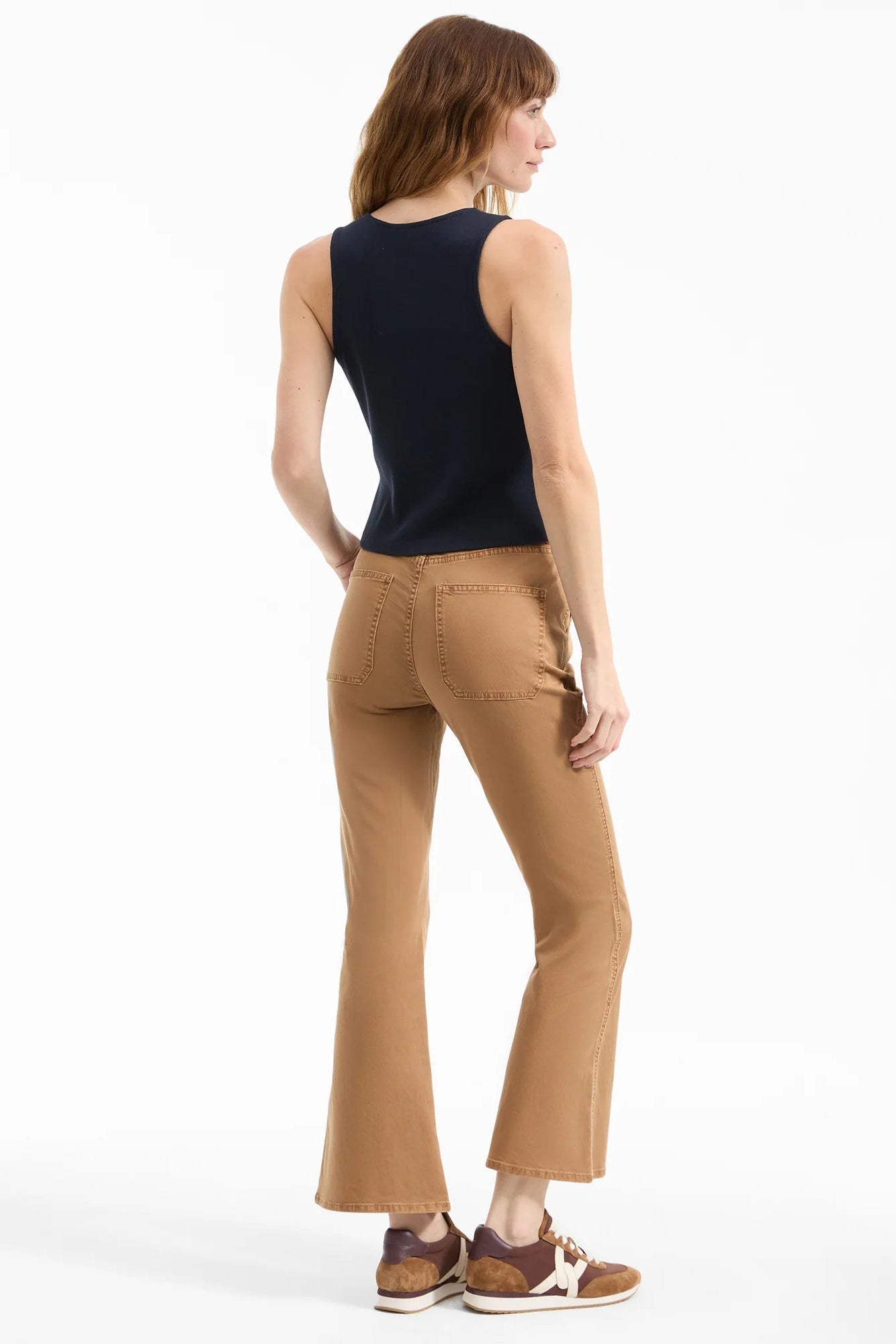 CARSON HIGH RISE ANKLE FLARE PANT - Jeans - Sassanova