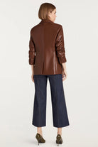 VEGAN LEATHER KYLIE JACKET - Sassanova