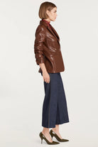 VEGAN LEATHER KYLIE JACKET - Sassanova