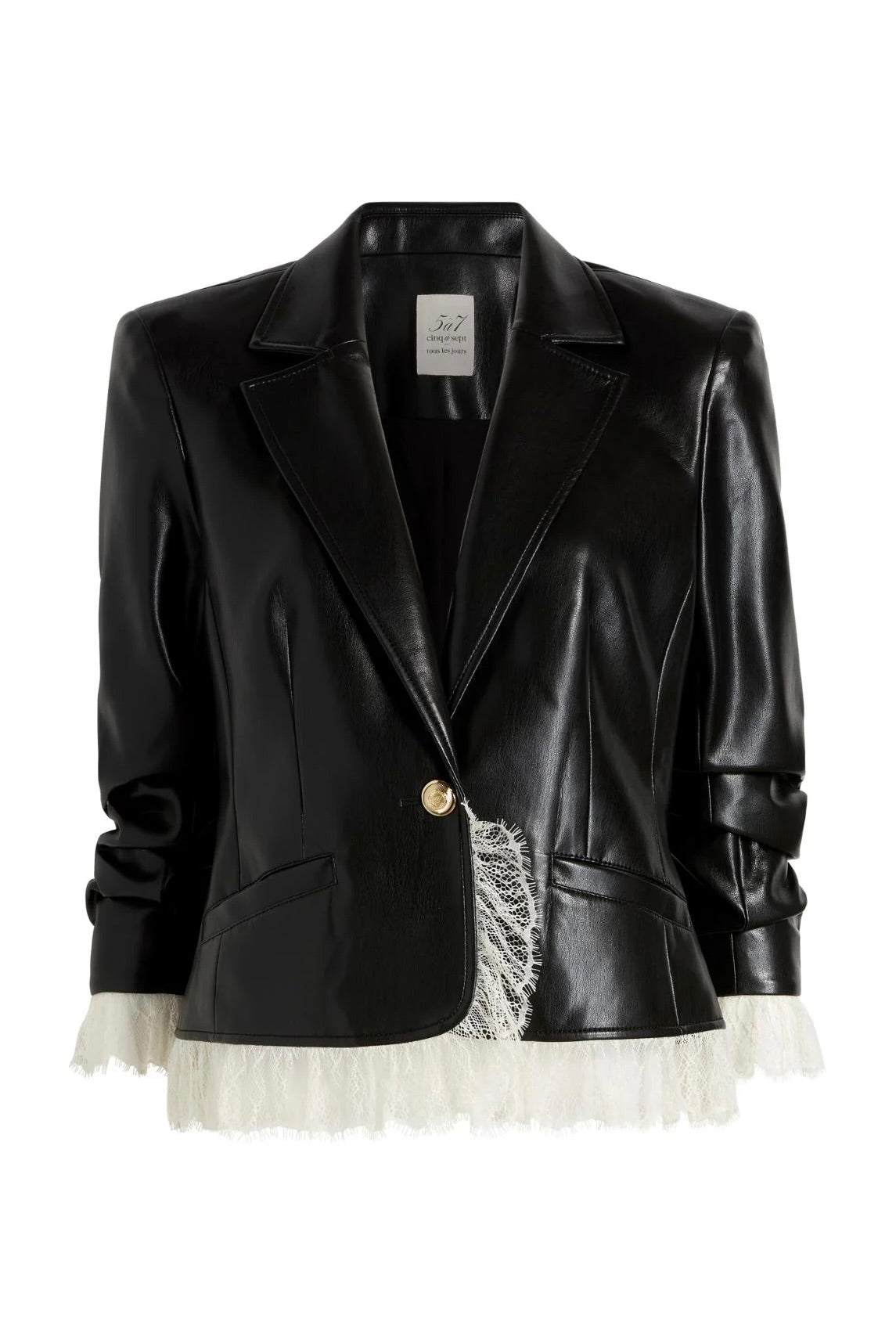 VEGAN LEATHER LE PETIT ROXIE BLAZER
sassanova