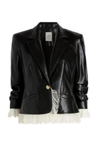 VEGAN LEATHER LE PETIT ROXIE BLAZER
sassanova