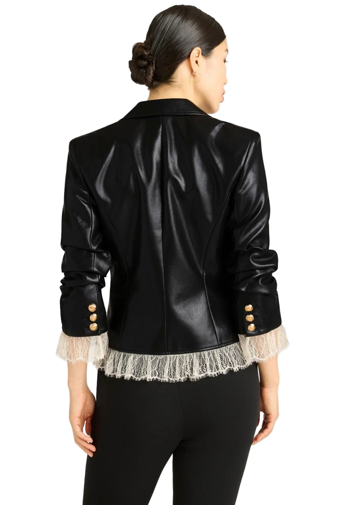VEGAN LEATHER LE PETIT ROXIE BLAZER
sassanova
