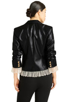 VEGAN LEATHER LE PETIT ROXIE BLAZER
sassanova