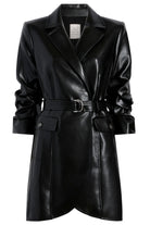 VEGAN LEATHER JENESSA DRESS
sassanova