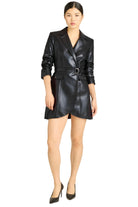 VEGAN LEATHER JENESSA DRESS
sassanova