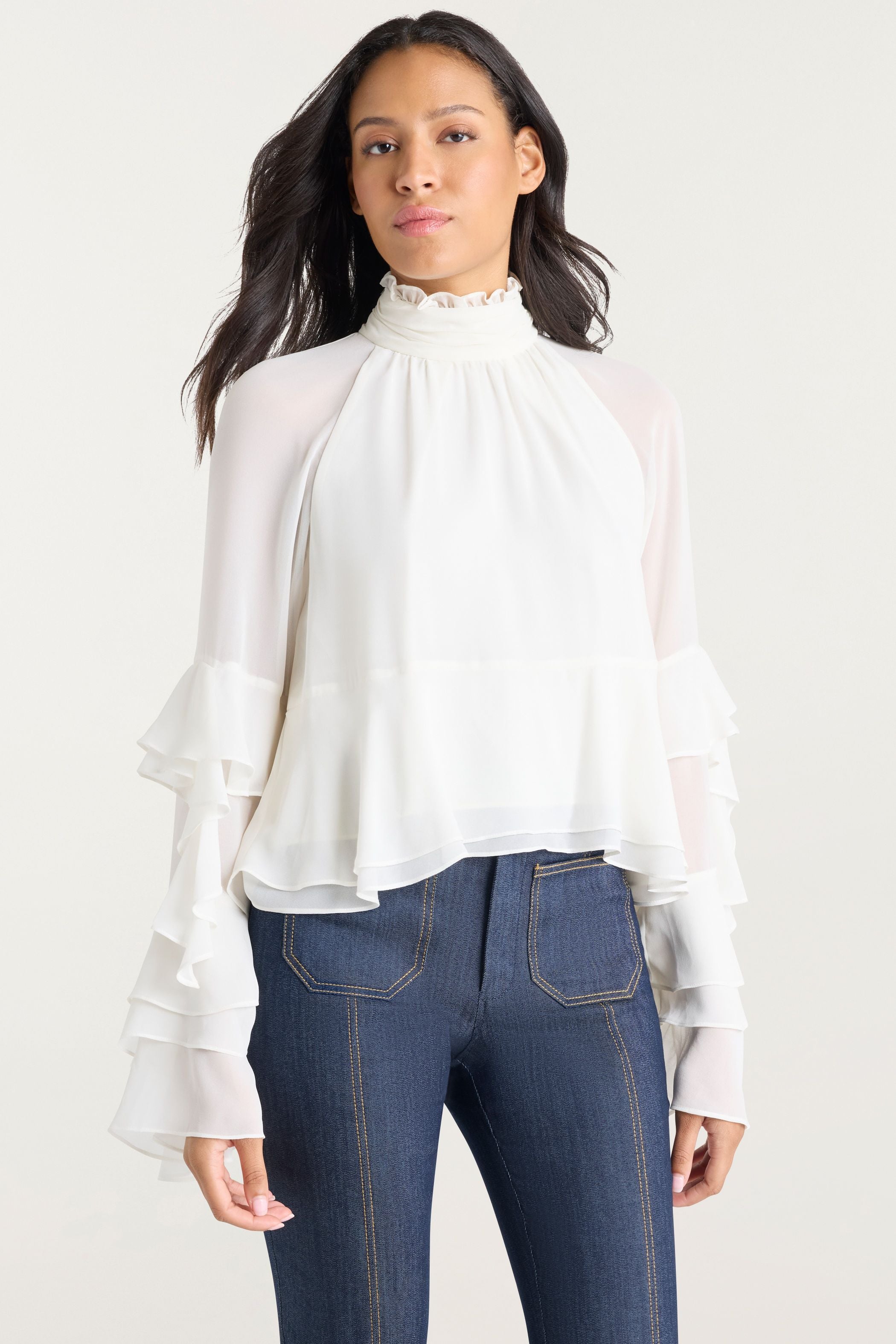 SKYLAH TOP - Blouses - Sassanova