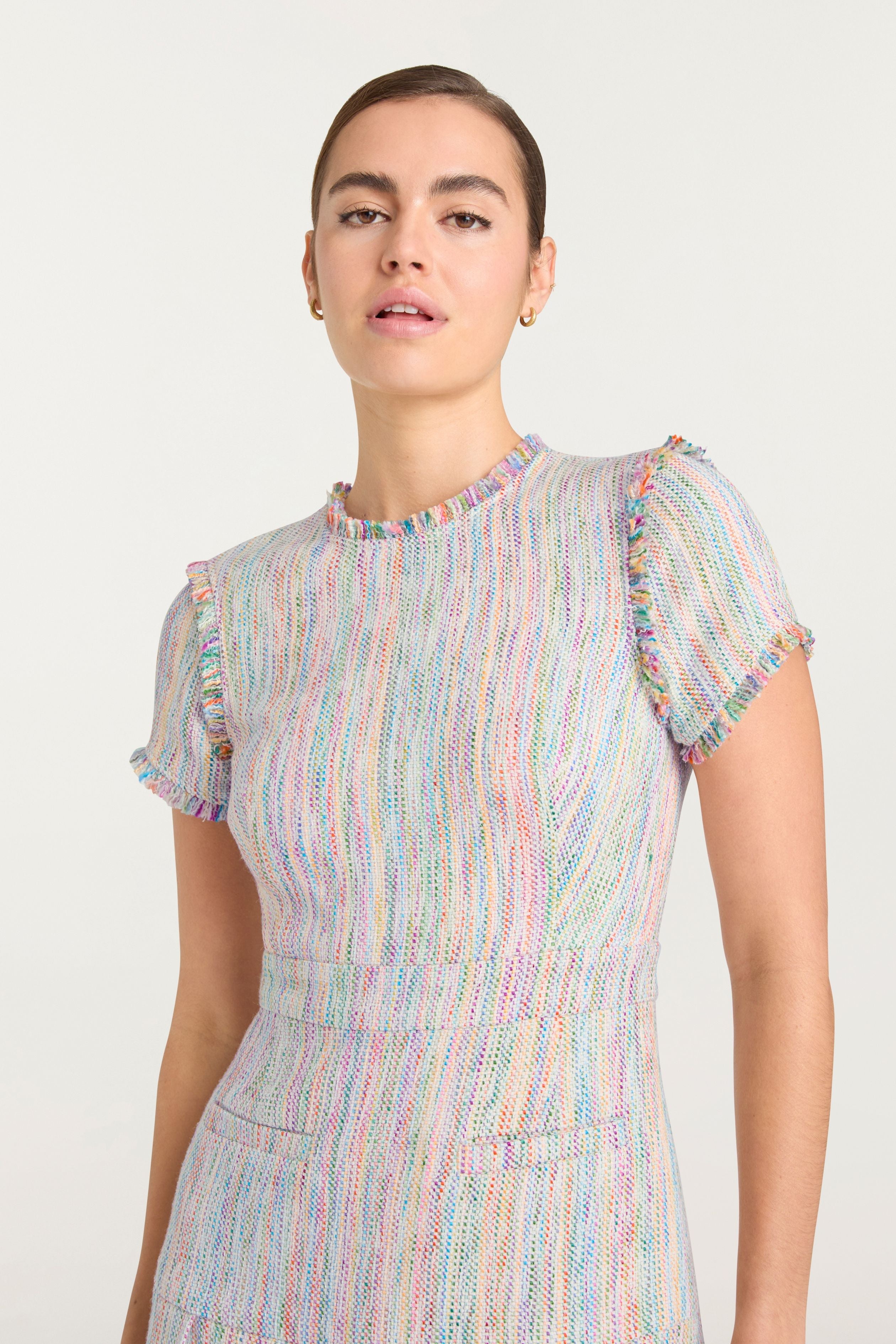 PRISM TWEED NATALIE DRESS - Dresses - Sassanova