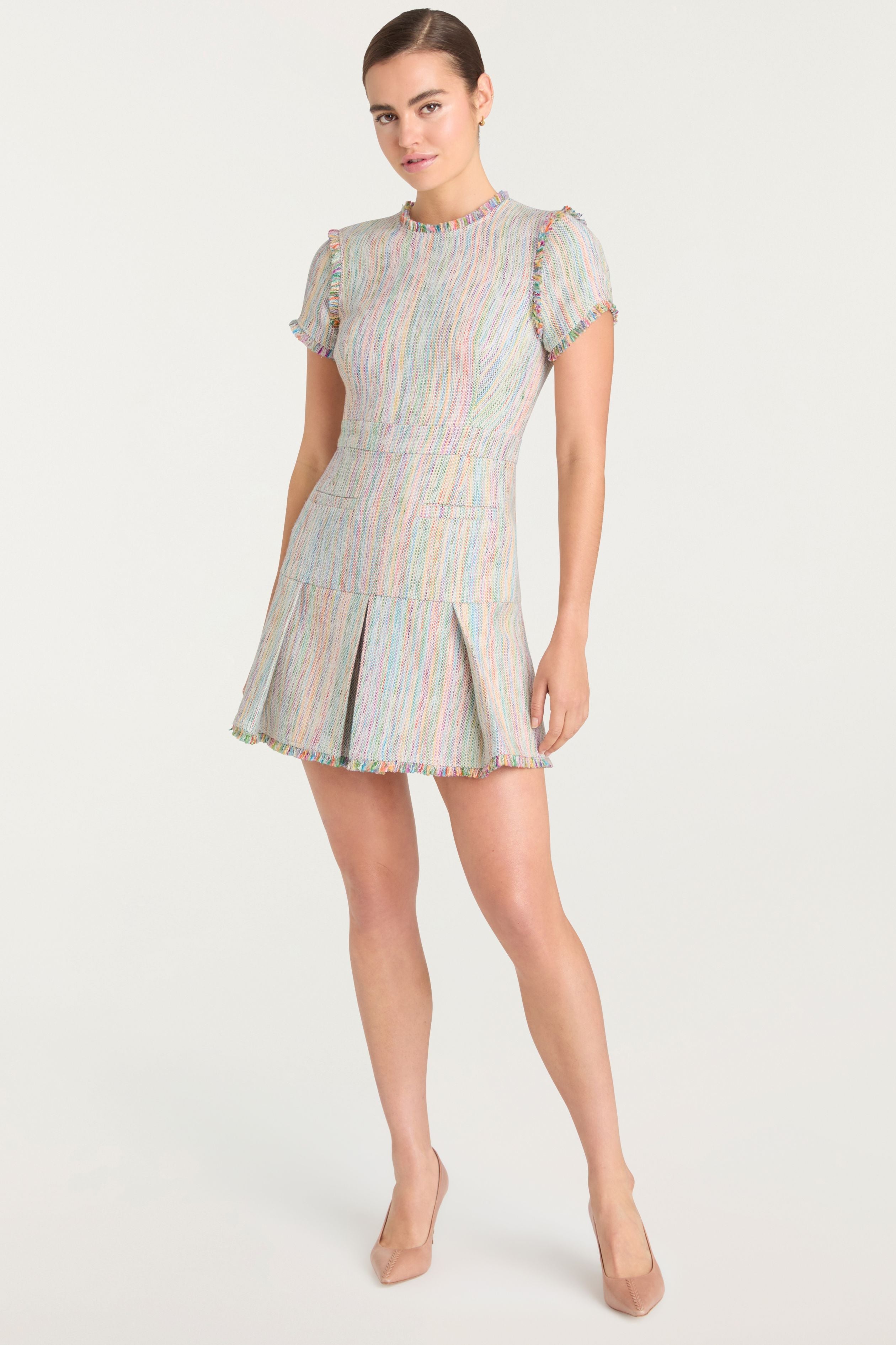 PRISM TWEED NATALIE DRESS - Dresses - Sassanova