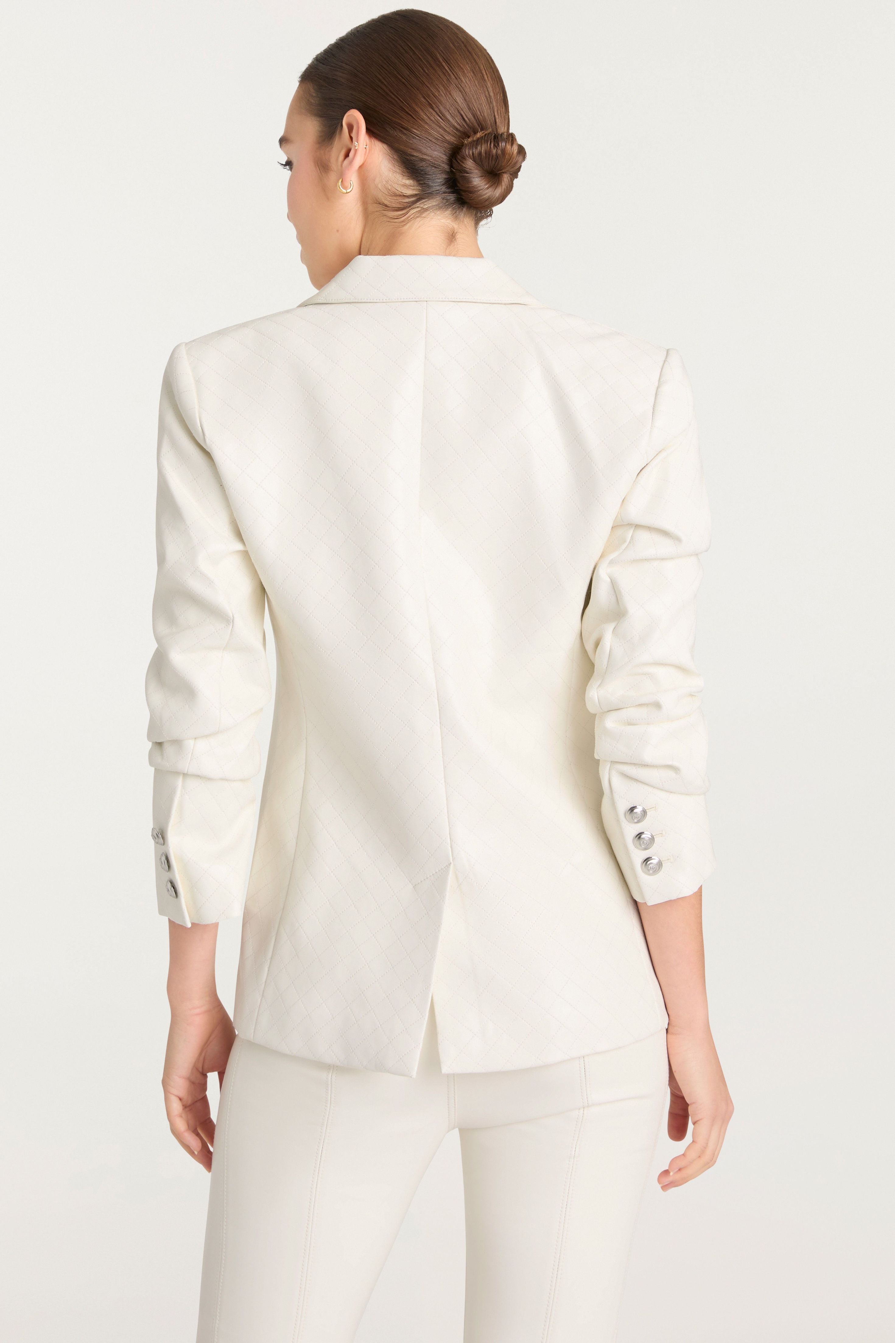 QUILTED KHLOE BLAZER - Jackets - Sassanova