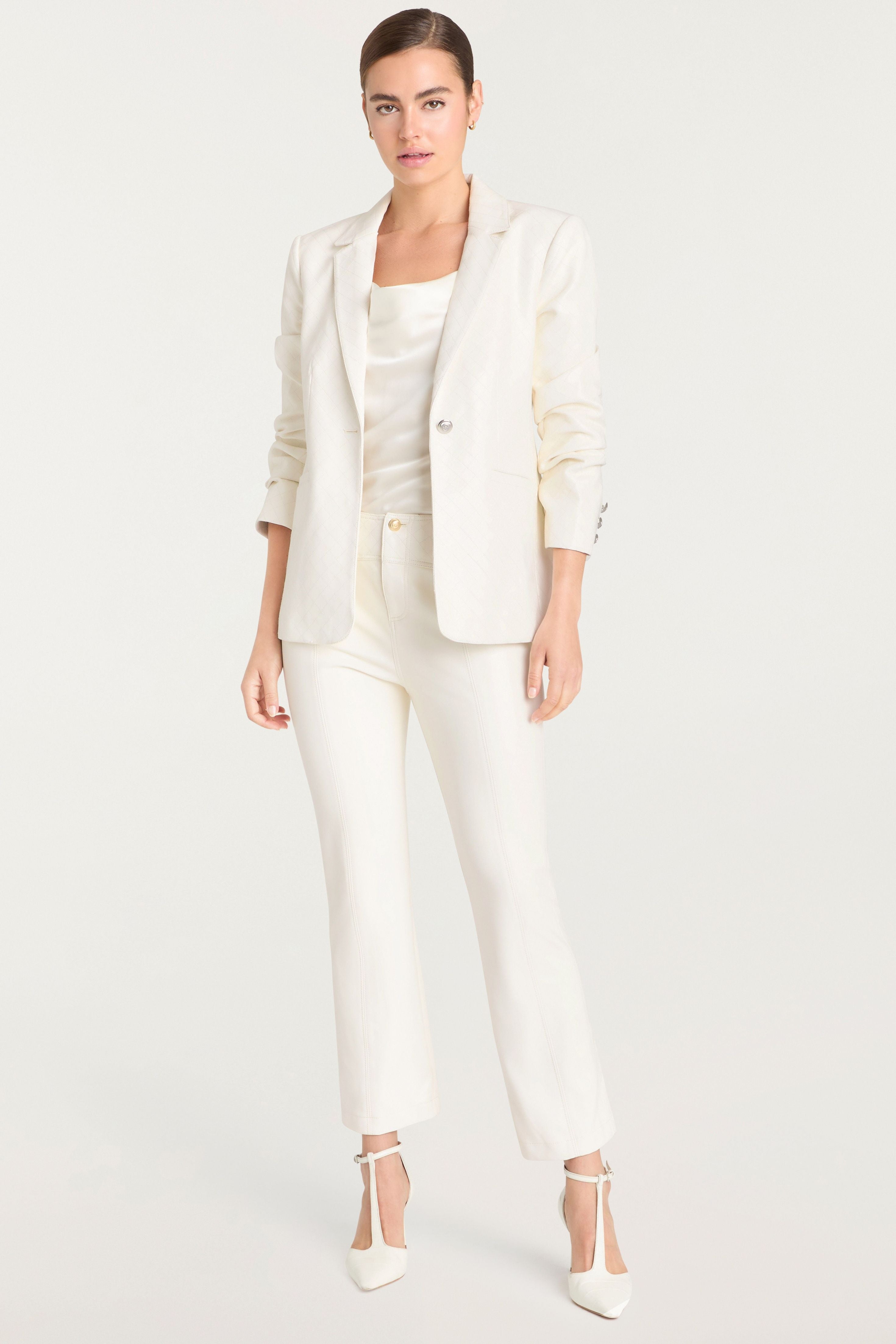 QUILTED KHLOE BLAZER - Jackets - Sassanova