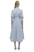 JAZZ PINTUCK SOLID MIDI DRESS-Sassanova4
